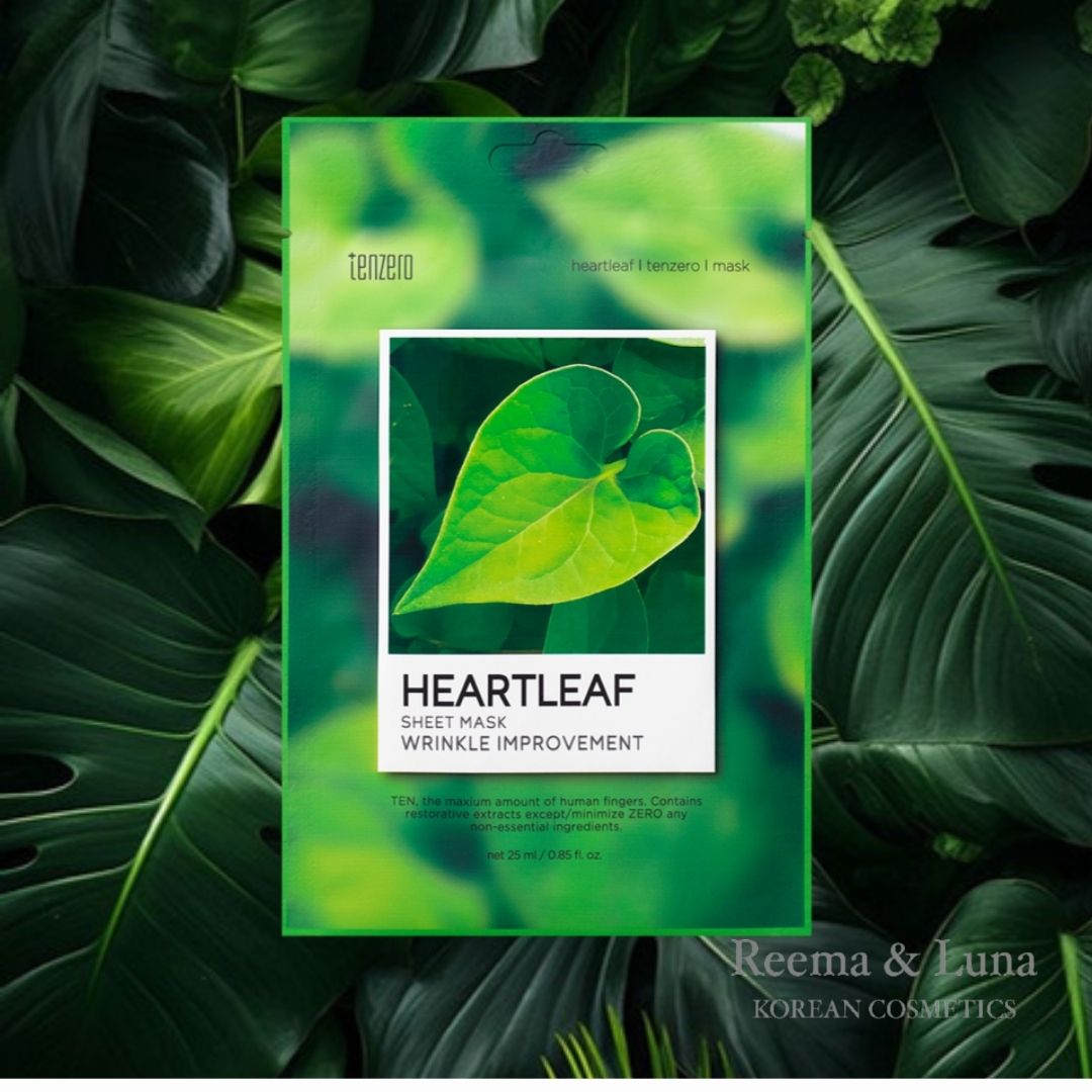 Heart Leaf  Face Sheet Mask (25ml)