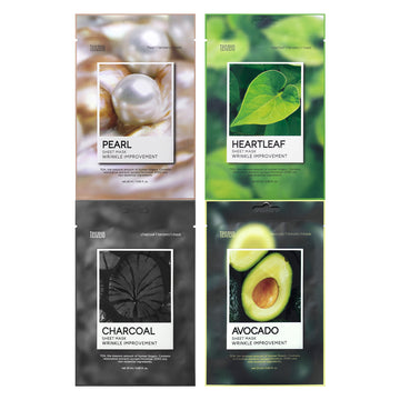 Tenzero Skincare Collection: Pack-4 Masks